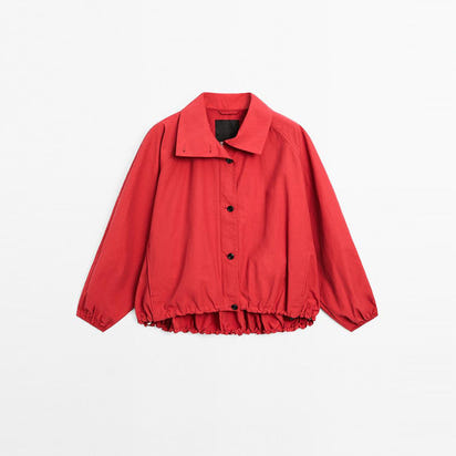 Modische Übergangsjacke in Rot